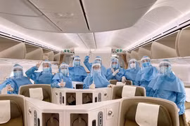 [Foto] Vietnam Airlines intensifica medidas sanitarias por COVID-19