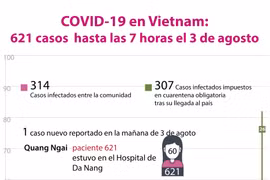 [Info] COVID-19 en Vietnam: 621 casos 