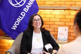 La vicepresidenta del Banco Mundial (BM) para Asia Oriental y el Pacífico, Manuela V. Ferro (Fuente: VNA)