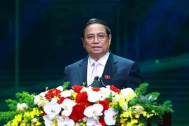 El primer ministro de Vietnam, Pham Minh Chinh, habló en la ceremonia