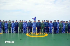 Las guardias costeras de Vietnam y China concluyeron su segunda patrulla conjunta de 2024 en las aguas adyacentes a la línea de demarcación del golfo de Bac Bo (Tonkín) del 26 al 28 de este mes (Fuente: VNA)