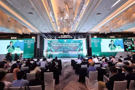 El subgobernador del Banco Estatal de Vietnam (BEV), Pham Tien Dung, habló en el evento (Fuente: hanoimoi.com)