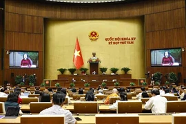 La cuarta semana de trabajo del octavo periodo de sesiones de la Asamblea Nacional (AN) de Vietnam de XV legislatura tendrá lugar del 11 al 13 de noviembre (Fuente:VNA)
