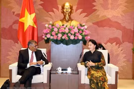 Respalda presidenta del Parlamento de Vietnam cooperación judicial con Singapur 