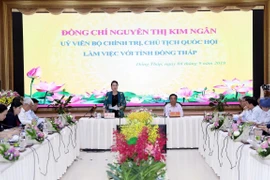 Presidenta del Parlamento vietnamita destaca el desarrollo agrícola en provincia de Dong Thap