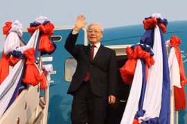 Destaca prensa tailandesa gira del máximo dirigente vietnamita por Laos y Camboya