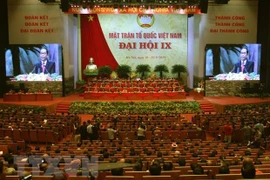 Inauguran Congreso Nacional del Frente de la Patria de Vietnam del VIII mandato