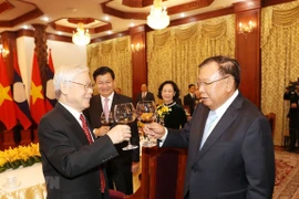 Ratifican relaciones de gran amistad y solidaridad especial entre Vietnam y Laos 