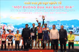 Concluyen torneo internacional de ciclismo Lao Cai, Vietnam- Honghe, China 