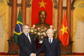 Recibe presidente de Vietnam a nuevos embajadores