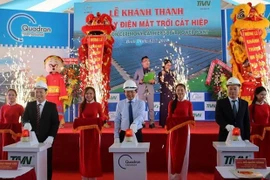 Inauguran primera planta fotovoltaica en provincia central vietnamita de Binh Dinh