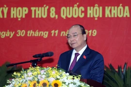 Premier vietnamita Nguyen Xuan Phuc se reúne con votantes en Hai Phong