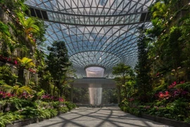 Inauguran complejo de entretenimiento en el aeropuerto Changi de Singapur