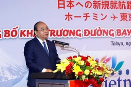 Participa primer ministro de Vietnam en inauguración de nuevos vuelos entre su país y Japón