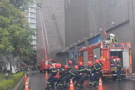 Realizan en ciudad vietnamita de Da Nang simulacro de extinción de incendios