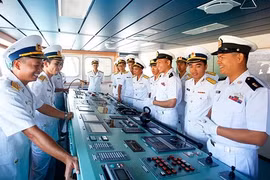 Realiza visita Vietnam un buque de la Armada de Myanmar 
