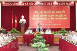 Visita presidenta del Parlamento a provincia vietnamita Thua Thien-Hue 