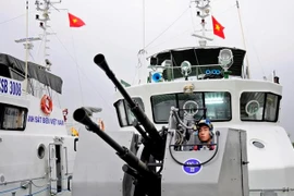 Guardia Costera de Vietnam realiza inspección pesquera conjunta en Golfo de Tonkín con China