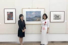 Exhiben obra de alumna vietnamita en Museo de Bellas Artes de Japón