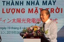 Inauguran planta fotovoltaica japonesa en provincia central de Vietnam 