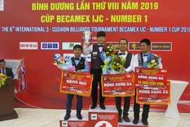 Finaliza billarista vietnamita segundo en Torneo Internacional de carambola de tres bandas