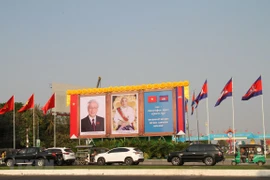 Máximo dirigente de Vietnam concluye su visita a Laos y Camboya 
