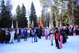 Participa Embajada de Vietnam en Rusia en los Juegos Diplomáticos de Invierno