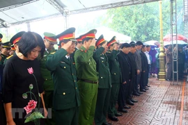 Realizan sepelio de soldados fallecidos en incidente en provincia centrovietnamita