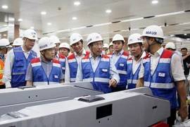 Inspeccionan construcción del proyecto del metro Ben Thanh-Suoi Tien en Ciudad Ho Chi Minh
