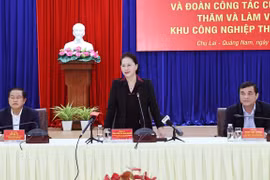 Presidenta del Parlamento vietnamita destaca esfuerzos de Quang Nam en medio de pandemia