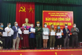 COVID-19: Vietnamitas que regresaron de EE.UU. concluyen período de cuarentena