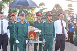 Rinden en provincia vietnamita homenaje póstumo a mártires de guerra