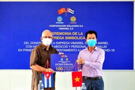 Empresa vietnamita aporta lucha cubana contra COVID-19