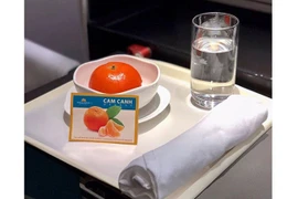 La aerolínea nacional Vietnam Airlines sirve fruta típica en sus vuelos