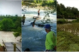 Al menos siete muertos tras colapso de puente en provincia indonesia