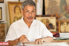 Pinturas de marquetería de Vietnam 