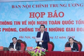 Celebrarán en Hanoi Conferencia nacional de balance de la lucha anticorrupción