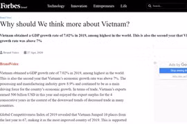 Versión Forbes en Israel destaca logros socioeconómicos vietnamitas
