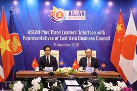 Dialogan líderes de ASEAN +3 con representantes del Consejo Empresarial de Asia Oriental