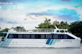 Tailandia presenta ferry eléctrico, en aras de proteger medio ambiente