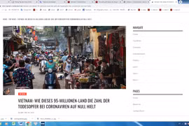 Medio alemán destaca éxito de Vietnam ante la pandemia del COVID-19