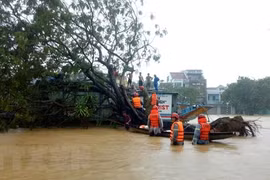 Rescatan cinco personas en estado grave de hidrocentral bloqueada por inundaciones