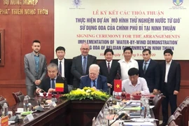 Vietnam y Bélgica experimentan nuevo modelo de sistema acuático con uso de energía eólica
