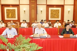 Máximo dirigente de Vietnam destaca preparativos por XVII Asamblea del Comité partidista en Hanoi