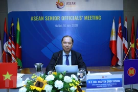 Efectúan reunión en línea de altos funcionarios de la ASEAN