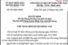 Aplica Ha Giang medidas de bloqueo en otras áreas por COVID-19
