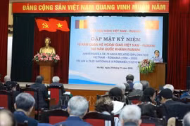 Celebran en Hanoi Aniversario 70 de establecimiento de relaciones diplomáticas Vietnam - Rumania