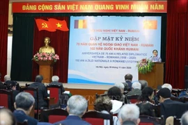 Celebran en Hanoi Aniversario 70 de establecimiento de relaciones diplomáticas Vietnam - Rumania