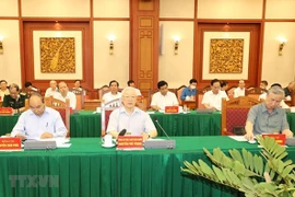 Máximo dirigente de Vietnam preside reunión del subcomité de documentos para XIII Congreso del PCV