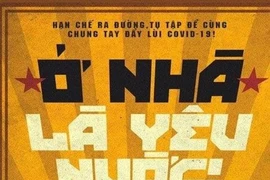 Periódico británico destaca carteles vietnamitas en lucha contra el COVID-19